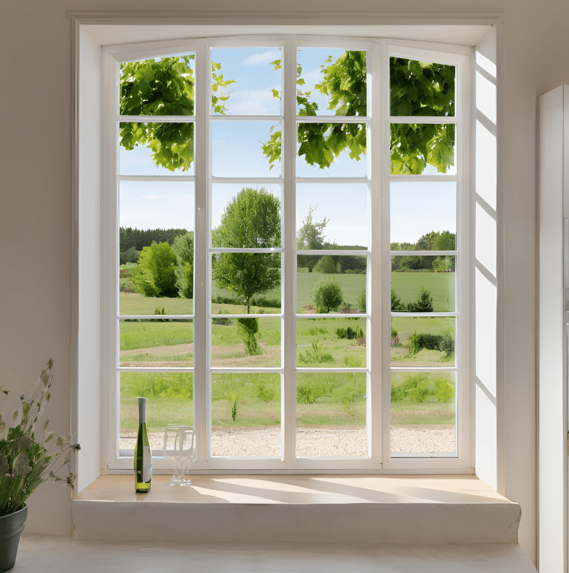 Fenêtre style traditionnelle pour maison de caractère en Maine et Loire