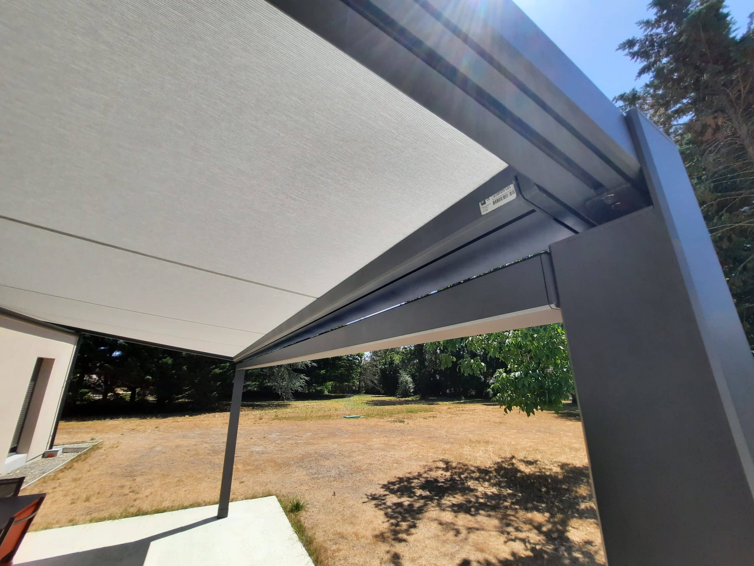 Barre de charge pergola toile à Brissac