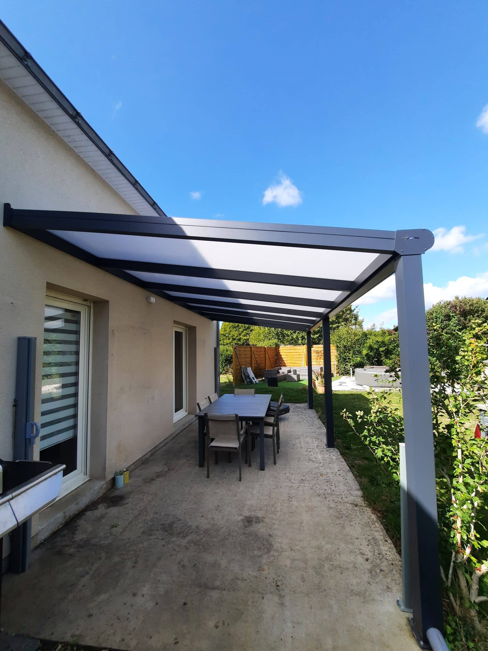 Pergola aluminium toit fixe Erdre-en-Anjou