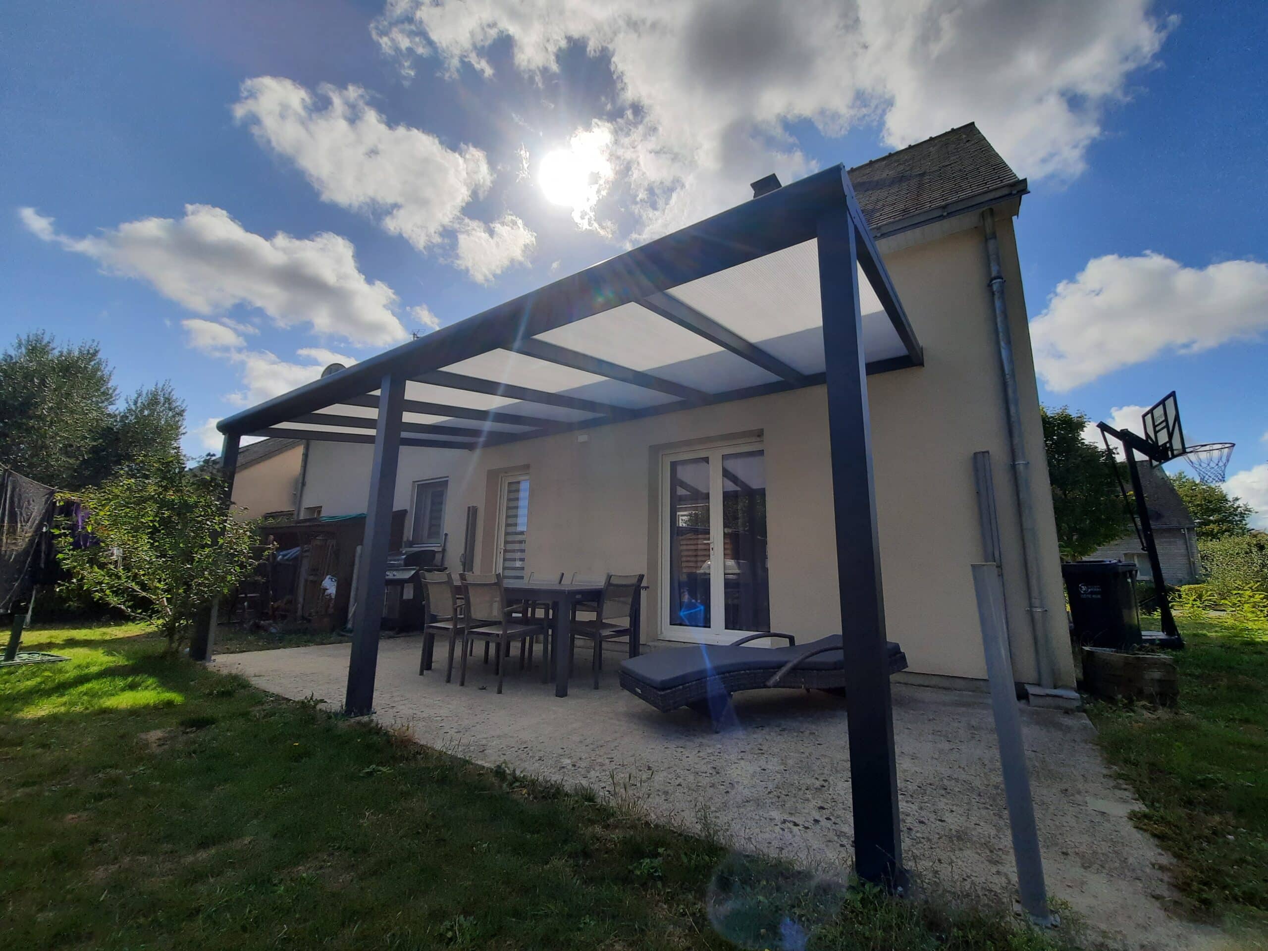 Pergola Erdre-en-Anjou vue de côté