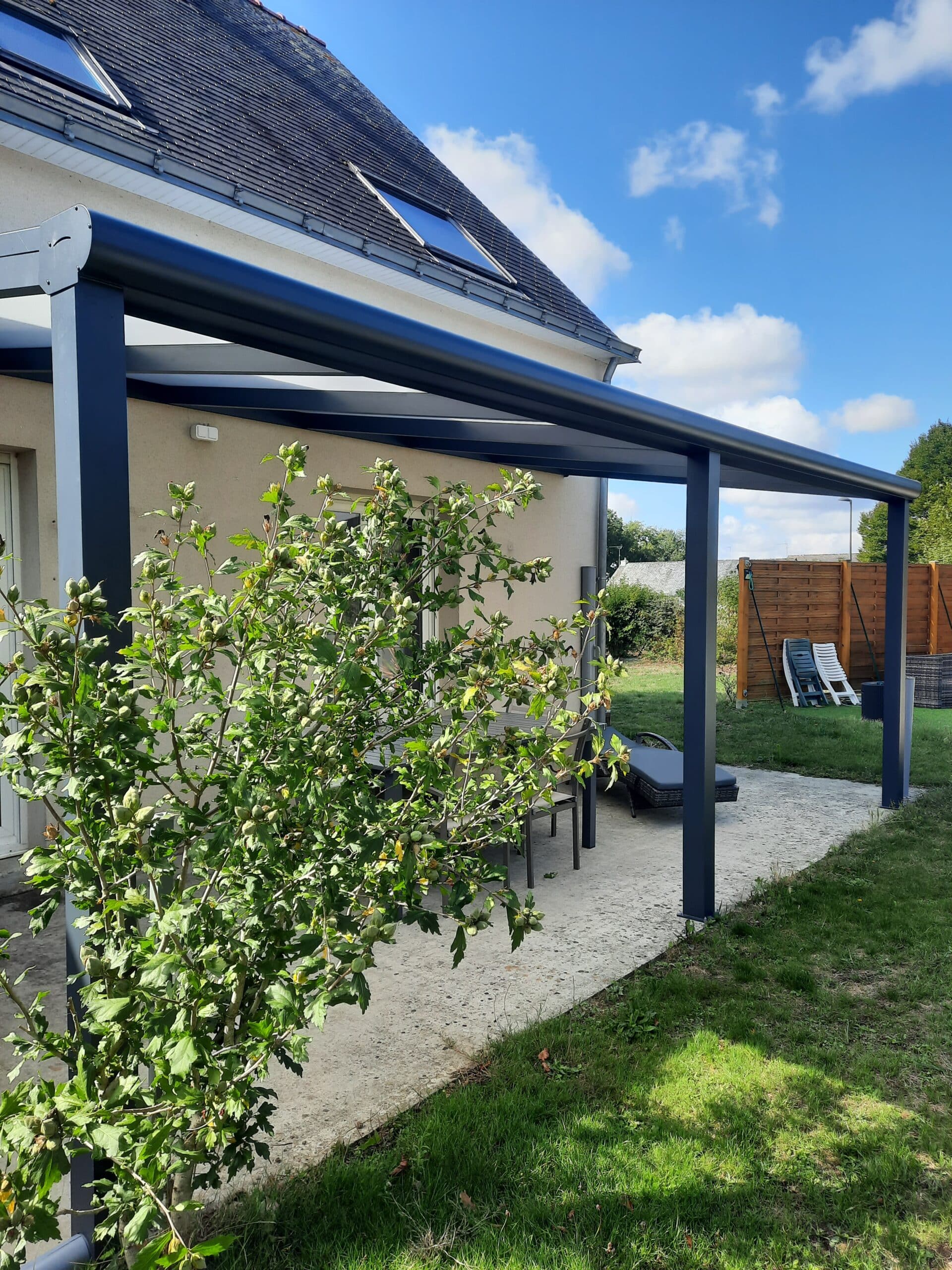Pergola polycarbonate près d’Angers