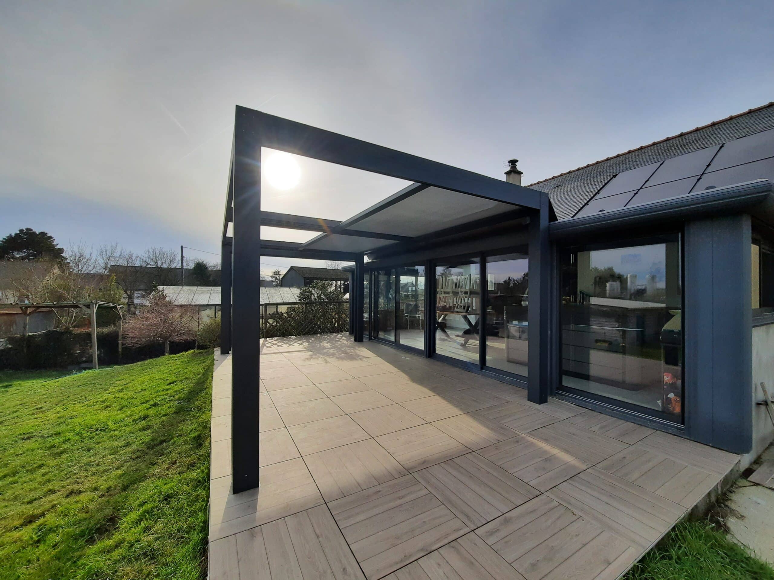 Pergola toile à plat St Florent