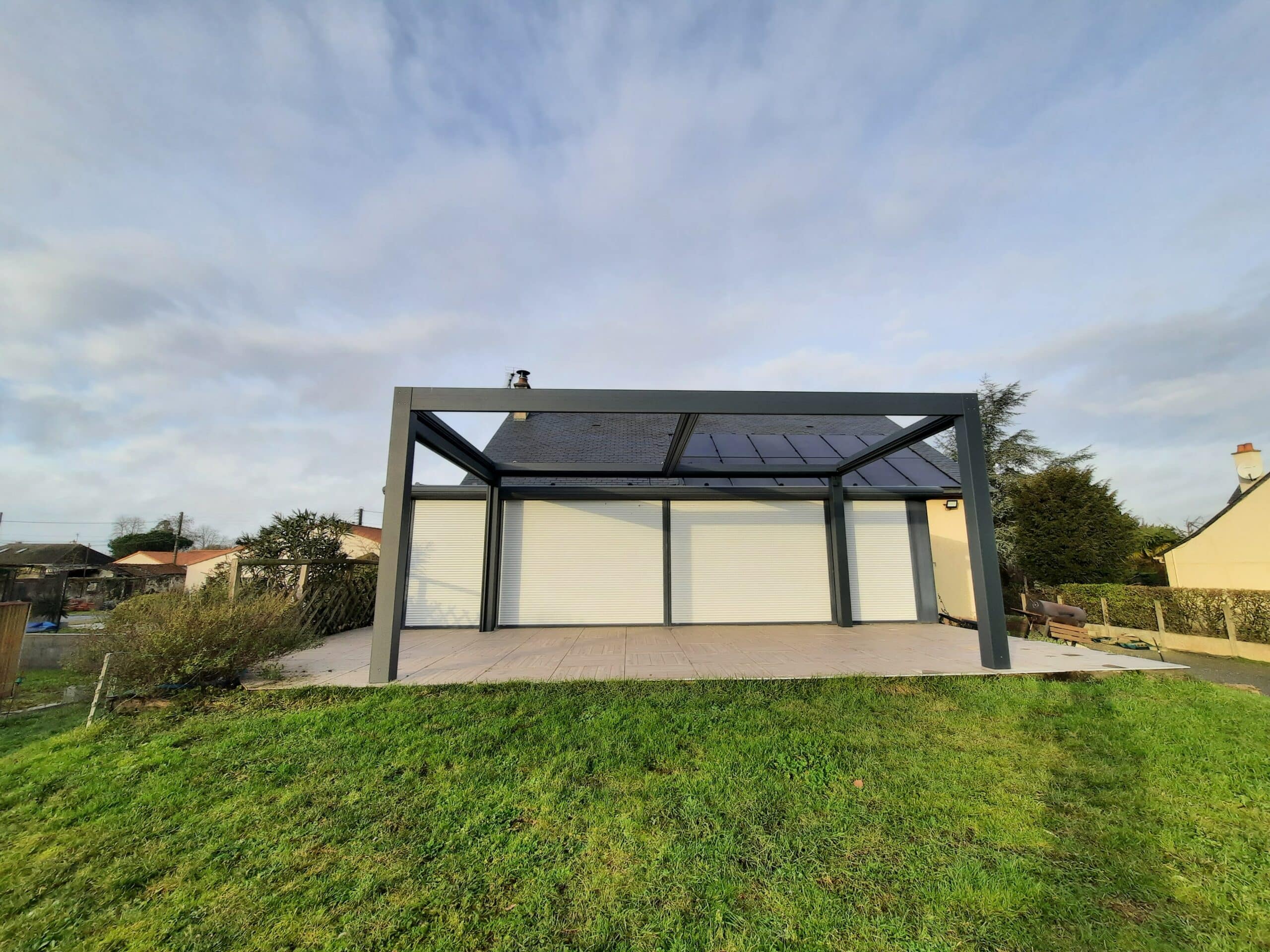Structure pergola aluminium Saint Florent le Vieil