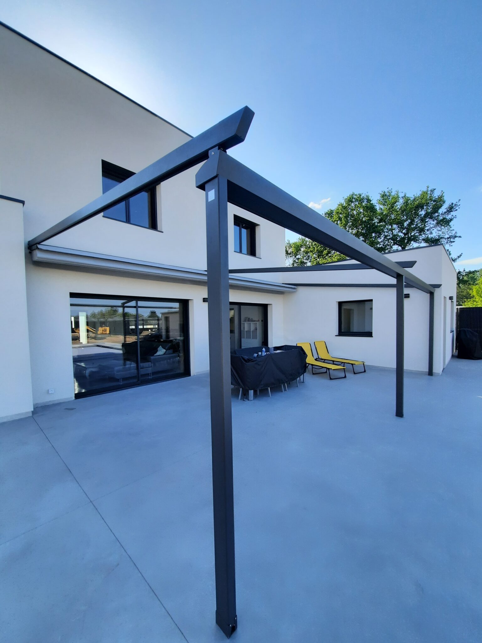 pergola à toile rétractable Beaufort en Vallée
