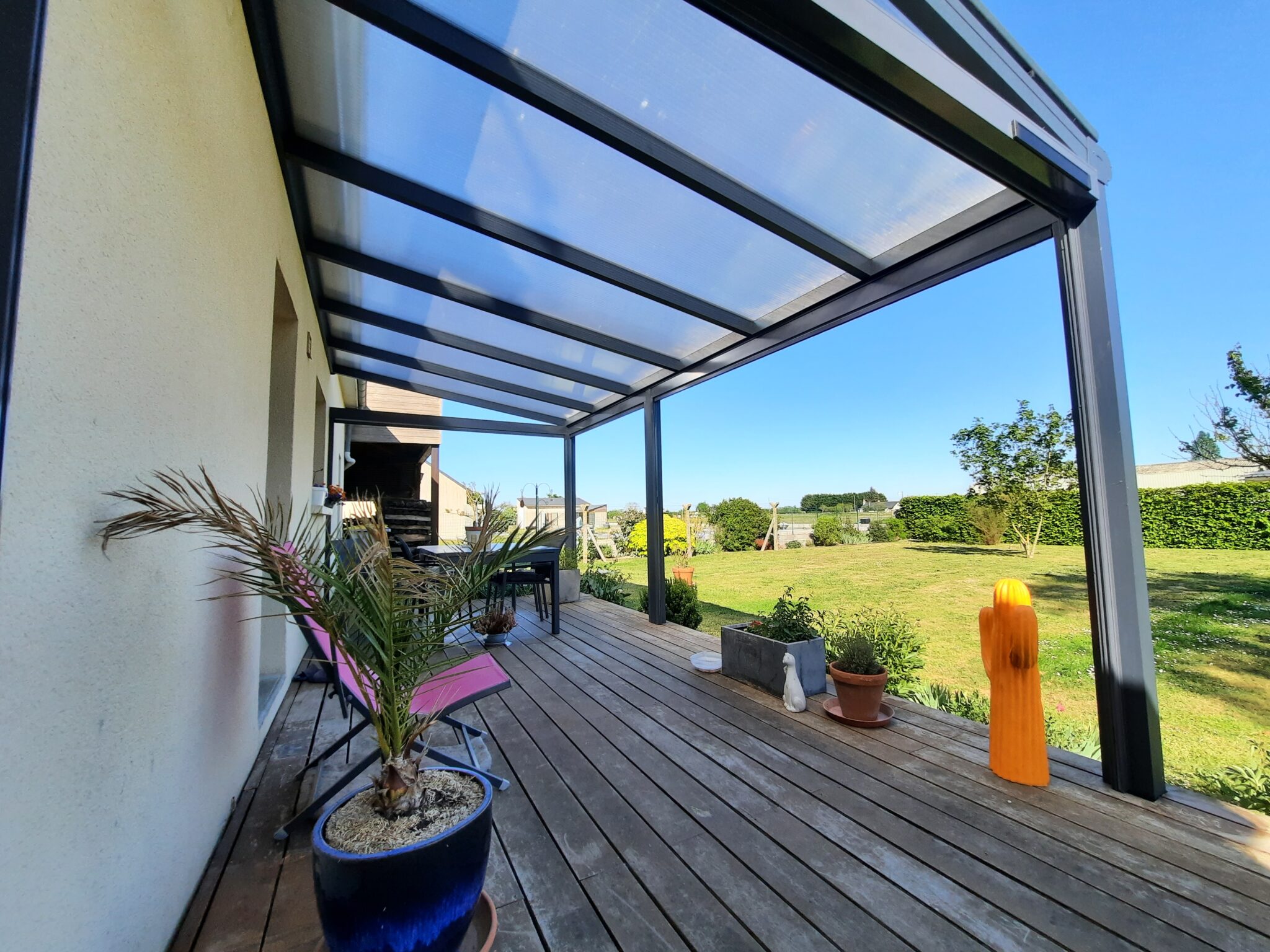 pergola toiture fixe polycarbonate